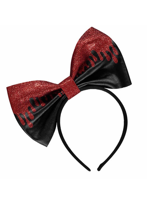 Blood Drip Bow Headband