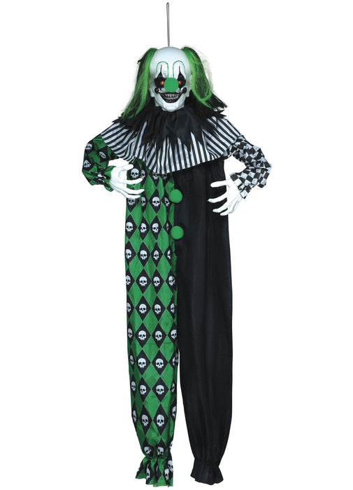 Green Hanging Clown Decoration 165cm