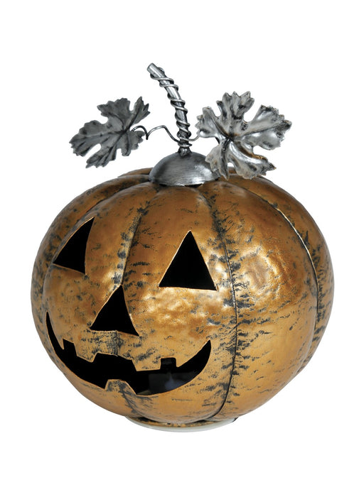 Metal Pumpkin with Light