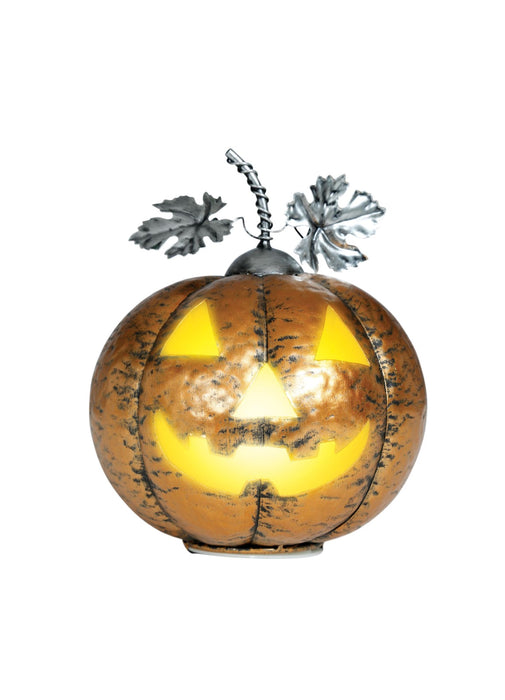 Metal Pumpkin with Light