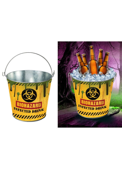 Biohazard Metal Bucket