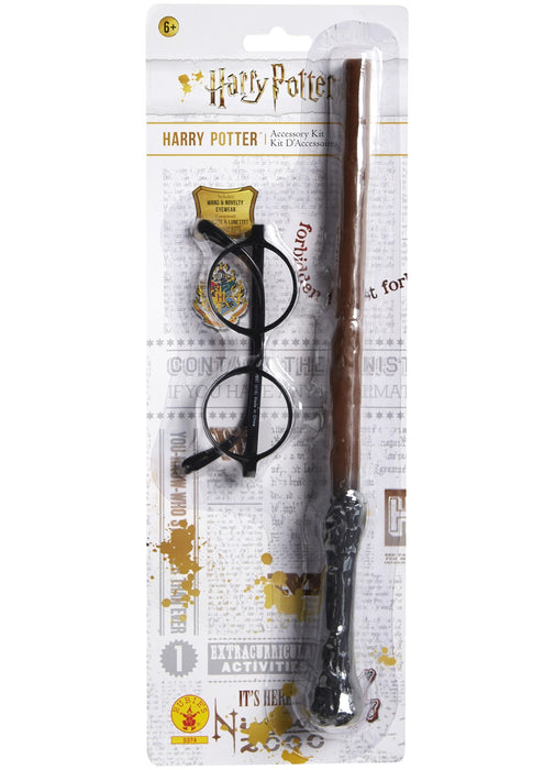 Harry Potter Wand & Glasses