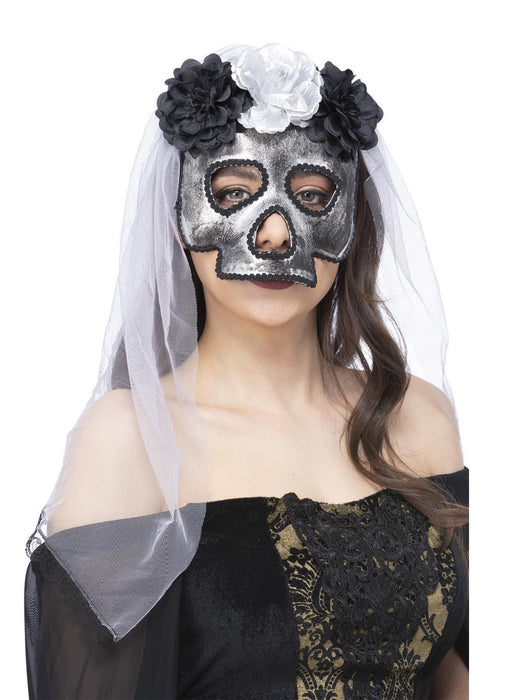 Skull Bride Mask & Veil