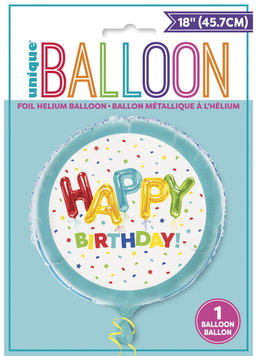 Happy Birthday Foil Balloon