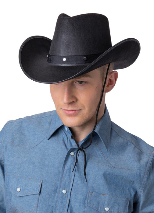 Black Texan Cowboy Hat