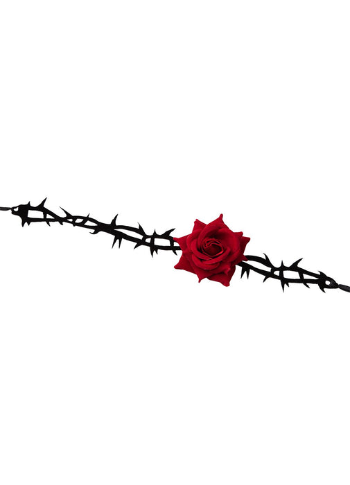 Red Rose & Thorn Choker