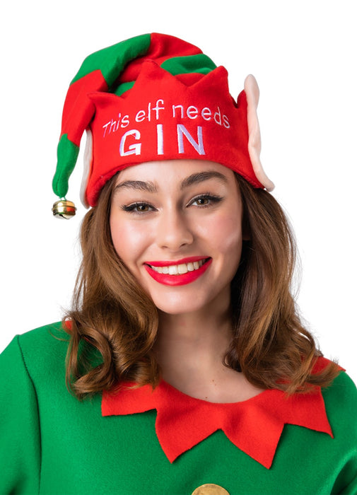 This Elf Needs Gin Hat