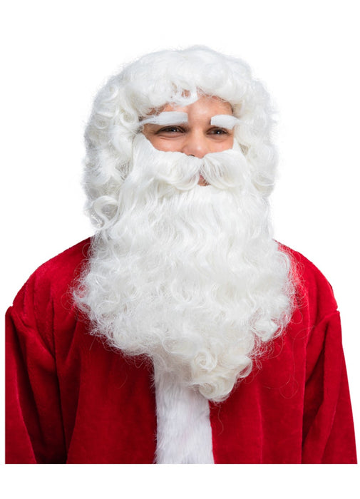 Deluxe Santa Wig Set