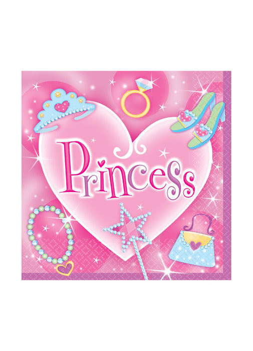 Princess Party Napkins 16pk