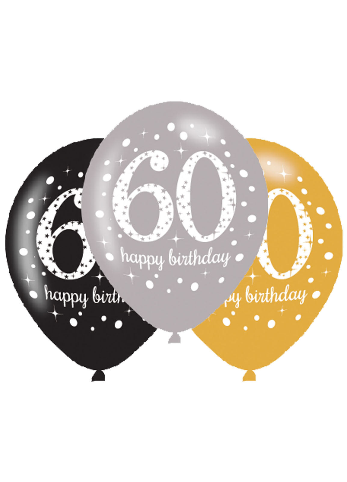 60th Birthday Balloons