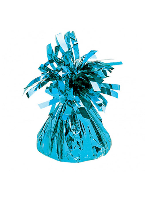 Light Blue Metallic Foil Balloon Weight