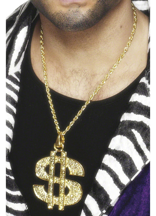 Gold Dollar Medallion Necklace