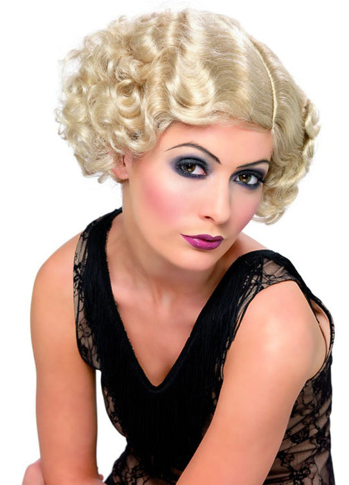 Blonde Flapper Wig