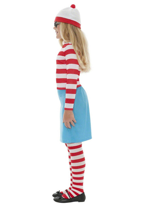 Where's Wally Girl Costume Child