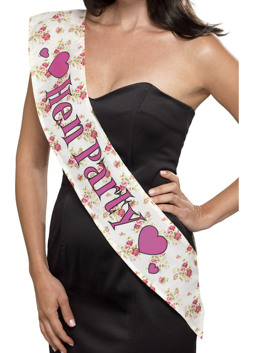 Vintage Hen Party Sash