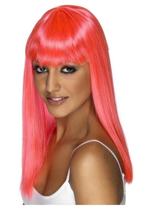 Neon Pink Wig