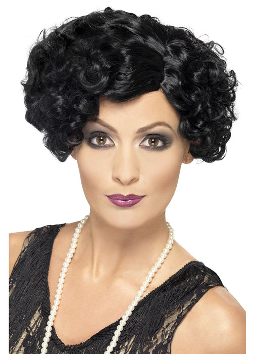 Black Flapper Wig