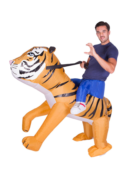 Inflatable Ride On Tiger Costume Adult