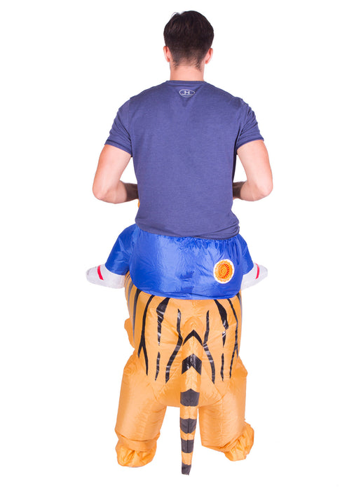 Inflatable Ride On Tiger Costume Adult