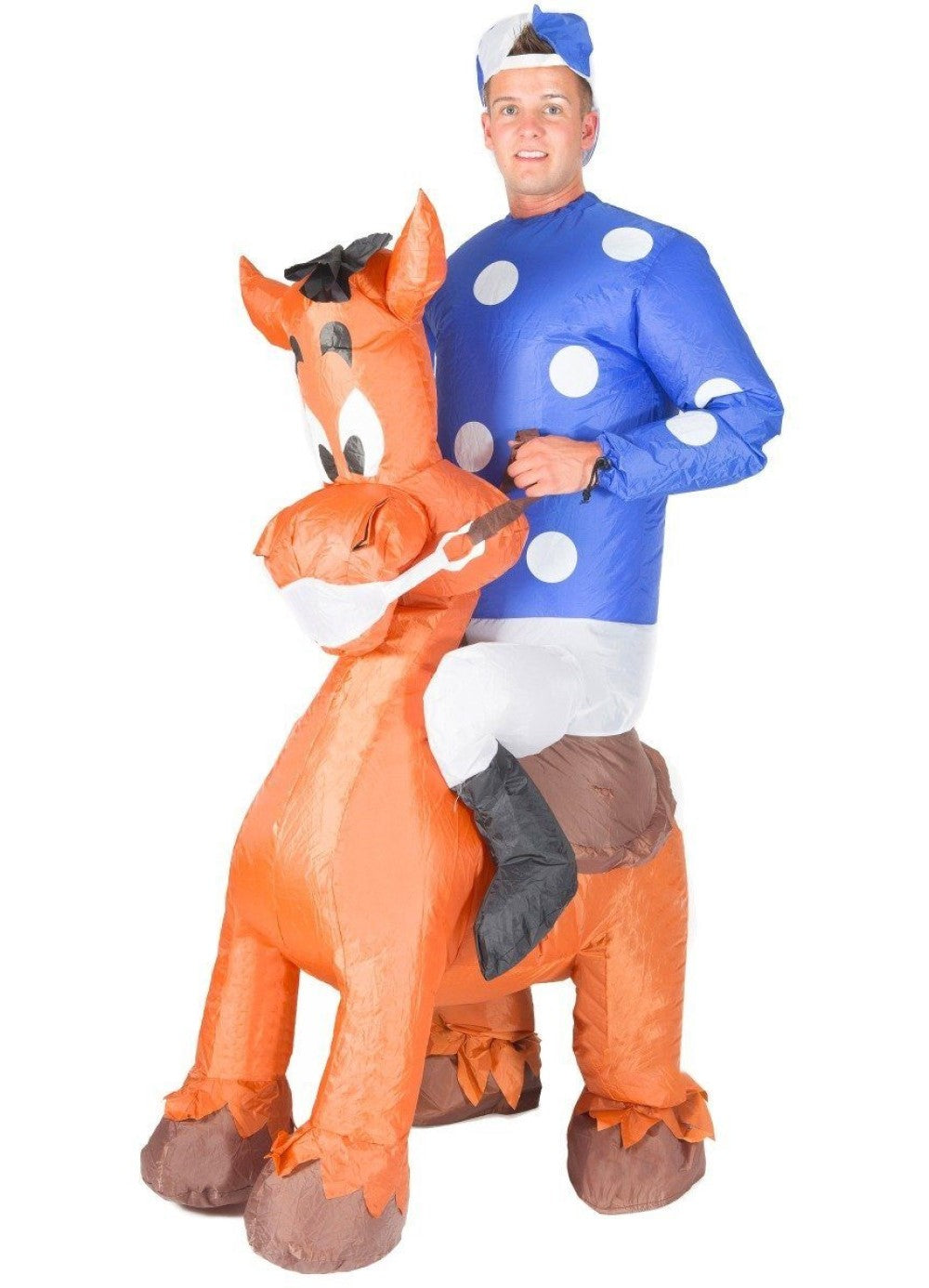 Inflatable Jockey Costume Adult — Party Britain 5710